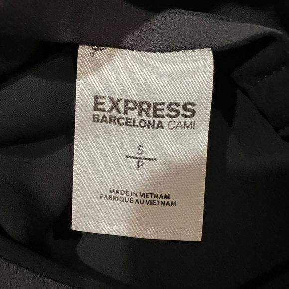 Express Barcelona Reversible Cami S Black Gray V-Neck Racerback Tank Top - Picture 7 of 8